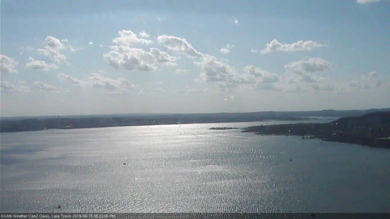 Lake Travis webcam, June 15, 2019 4:25 PM CT