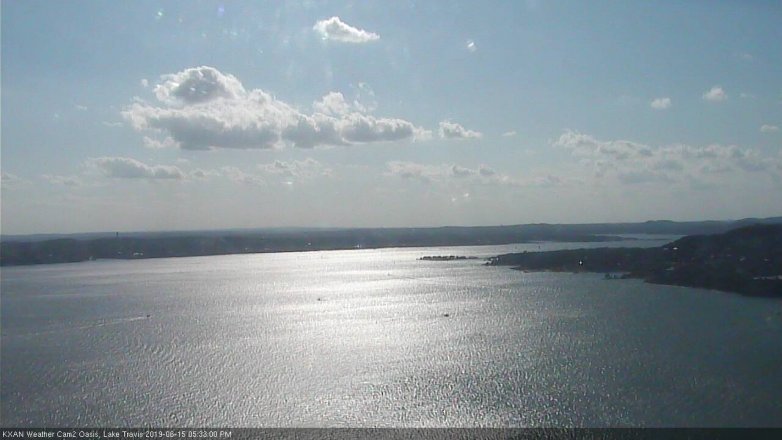 Lake Travis webcam, June 15, 2019 4:35 PM CT