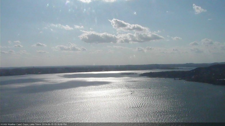 Lake Travis webcam, June 15, 2019 4:40 PM CT