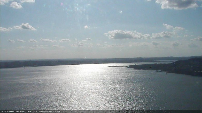 Lake Travis webcam, June 15, 2019 4:45 PM CT