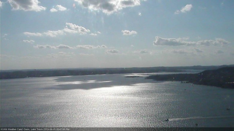 Lake Travis webcam, June 15, 2019 4:50 PM CT