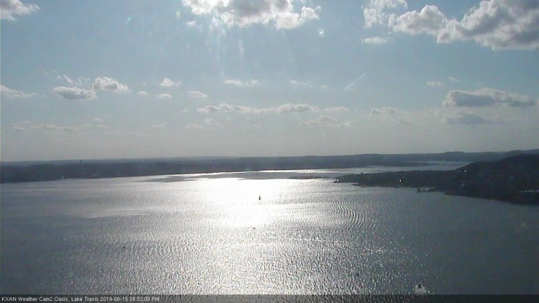 Lake Travis webcam, June 15, 2019 4:55 PM CT