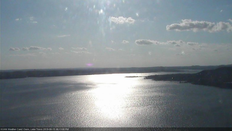 Lake Travis webcam, June 15, 2019 5:15 PM CT