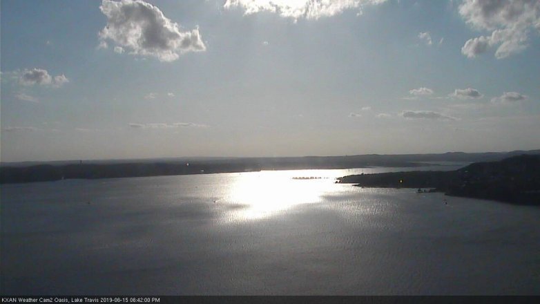Lake Travis webcam, June 15, 2019 5:45 PM CT