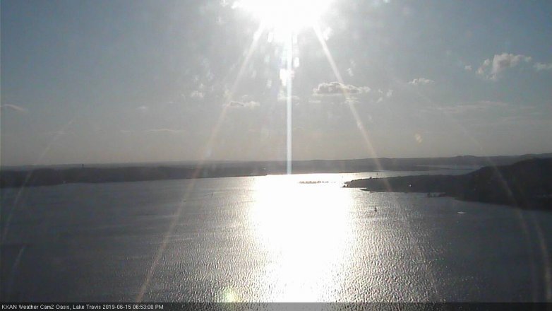 Lake Travis webcam, June 15, 2019 5:55 PM CT