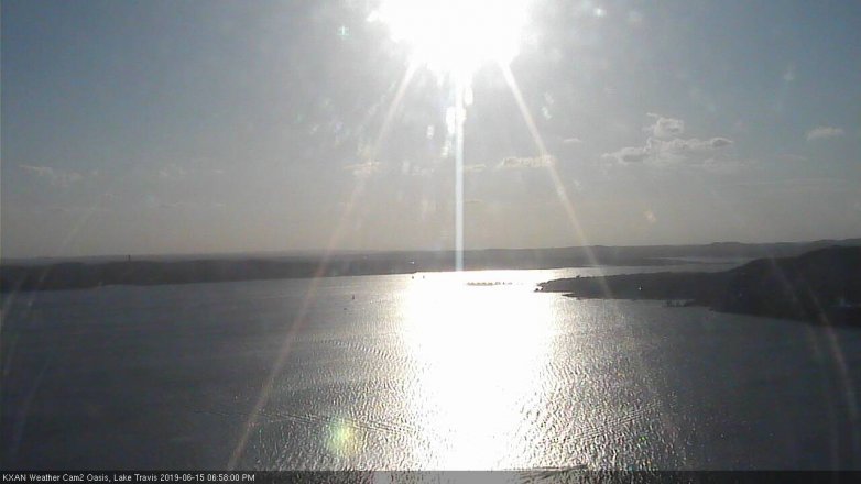 Lake Travis webcam, June 15, 2019 6:00 PM CT
