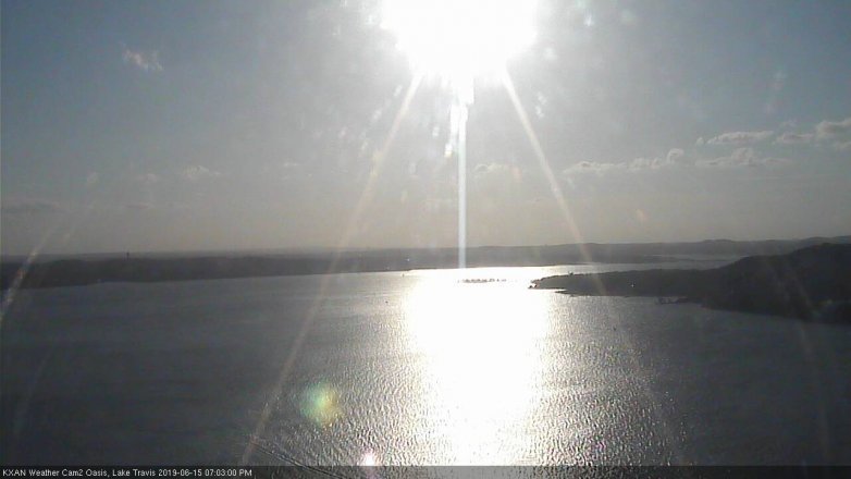 Lake Travis webcam, June 15, 2019 6:05 PM CT