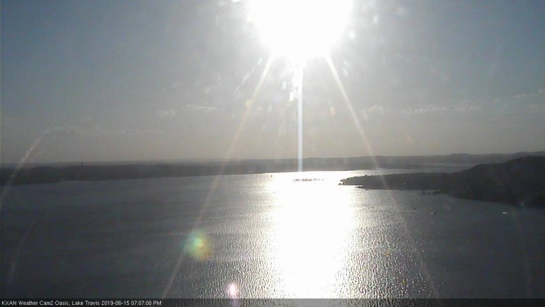 Lake Travis webcam, June 15, 2019 6:10 PM CT