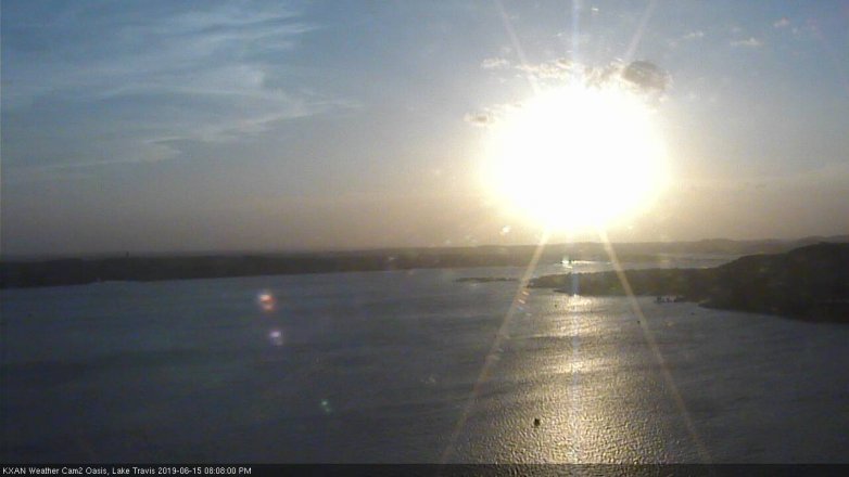 Lake Travis webcam, June 15, 2019 7:10 PM CT