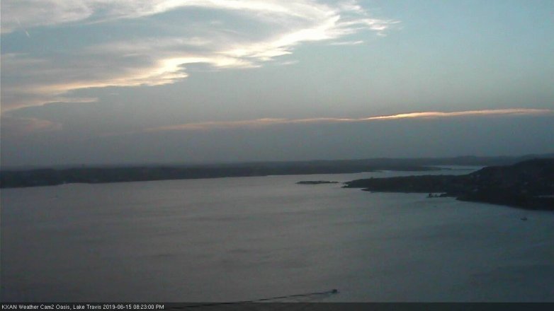 Lake Travis webcam, June 15, 2019 7:25 PM CT