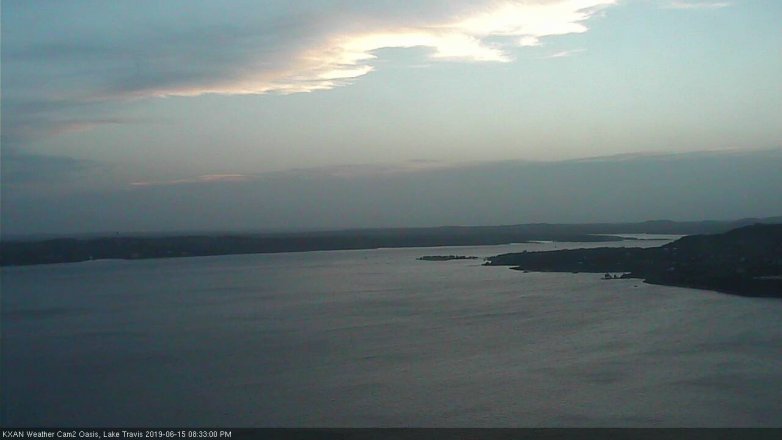 Lake Travis webcam, June 15, 2019 7:35 PM CT