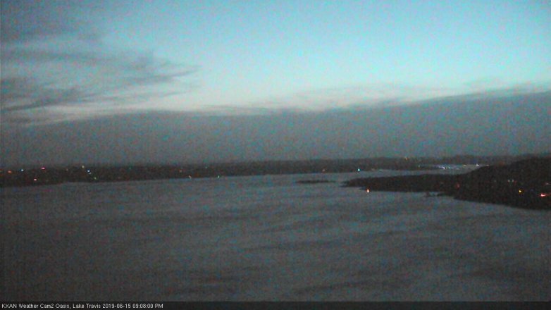 Lake Travis webcam, June 15, 2019 8:10 PM CT