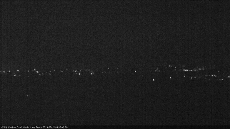 Lake Travis webcam, June 15, 2019 8:40 PM CT