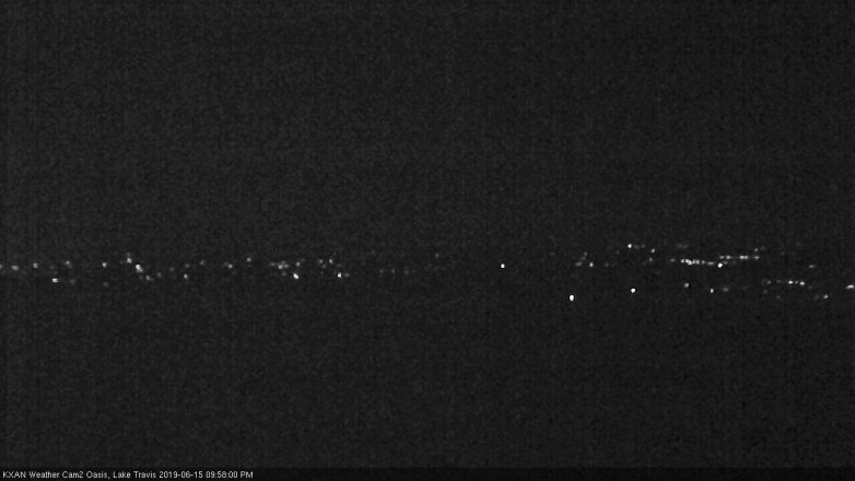 Lake Travis webcam, June 15, 2019 9:00 PM CT