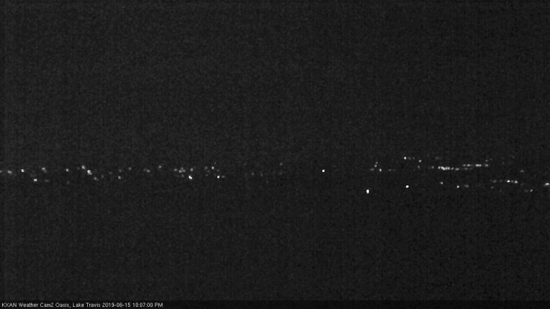 Lake Travis webcam, June 15, 2019 9:10 PM CT