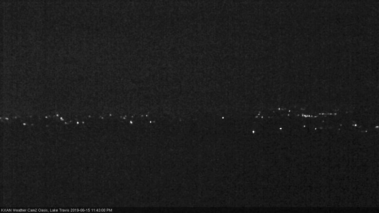 Lake Travis webcam, June 15, 2019 10:45 PM CT