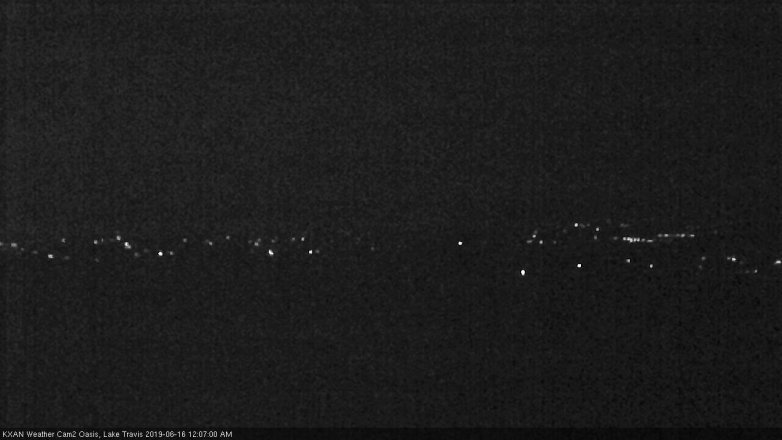 Lake Travis webcam, June 15, 2019 11:10 PM CT