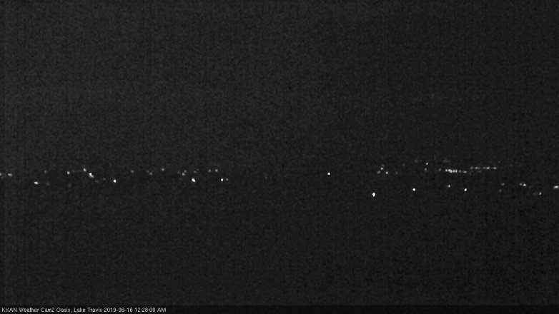 Lake Travis webcam, June 15, 2019 11:30 PM CT