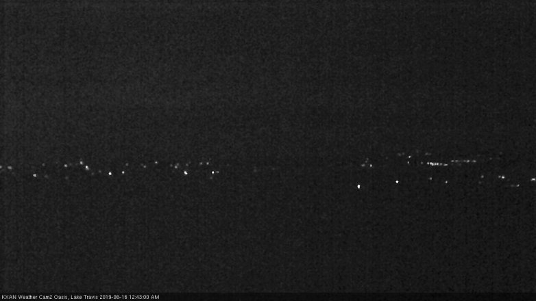 Lake Travis webcam, June 15, 2019 11:45 PM CT