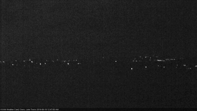Lake Travis webcam, June 15, 2019 11:50 PM CT