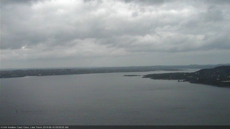 Lake Travis webcam, June 16, 2019 9:00 AM CT