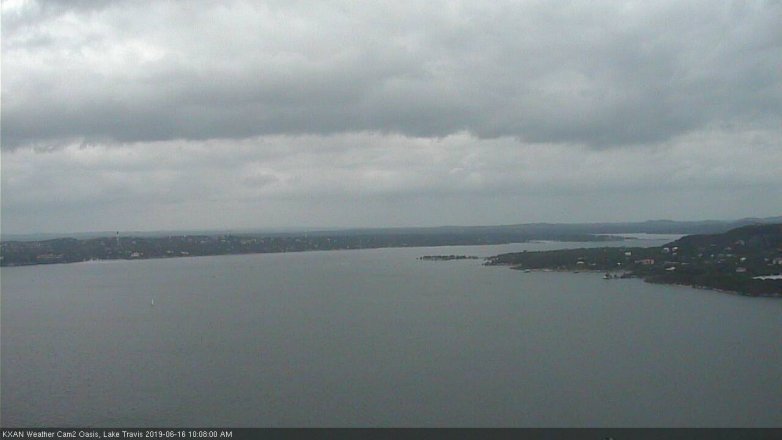Lake Travis webcam, June 16, 2019 9:10 AM CT