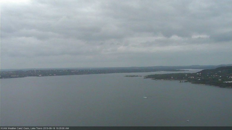 Lake Travis webcam, June 16, 2019 9:30 AM CT