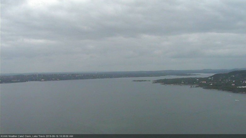 Lake Travis webcam, June 16, 2019 9:40 AM CT