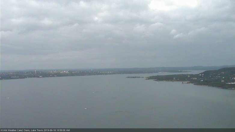 Lake Travis webcam, June 16, 2019 10:00 AM CT