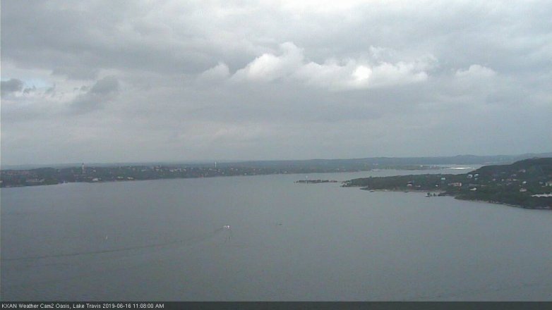 Lake Travis webcam, June 16, 2019 10:10 AM CT