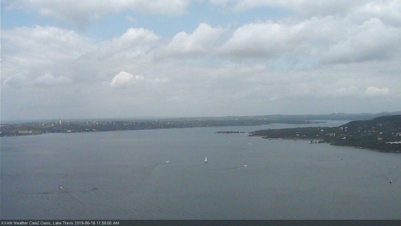 Lake Travis webcam, June 16, 2019 11:00 AM CT
