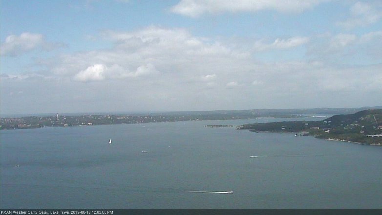 Lake Travis webcam, June 16, 2019 11:05 AM CT