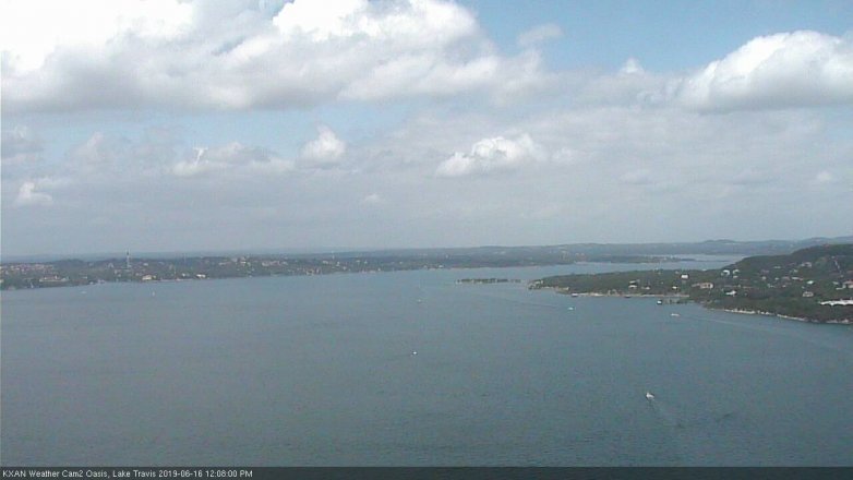 Lake Travis webcam, June 16, 2019 11:10 AM CT