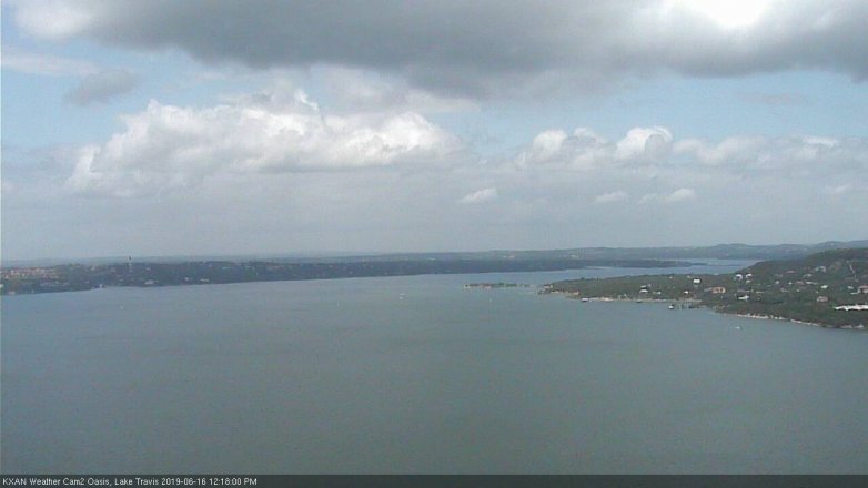 Lake Travis webcam, June 16, 2019 11:20 AM CT