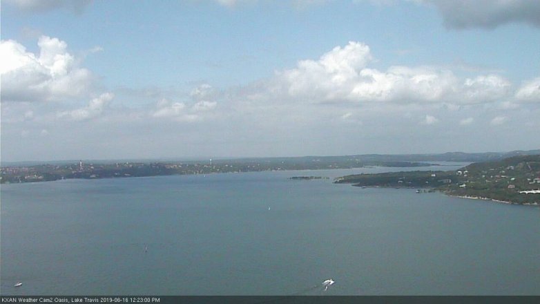 Lake Travis webcam, June 16, 2019 11:25 AM CT
