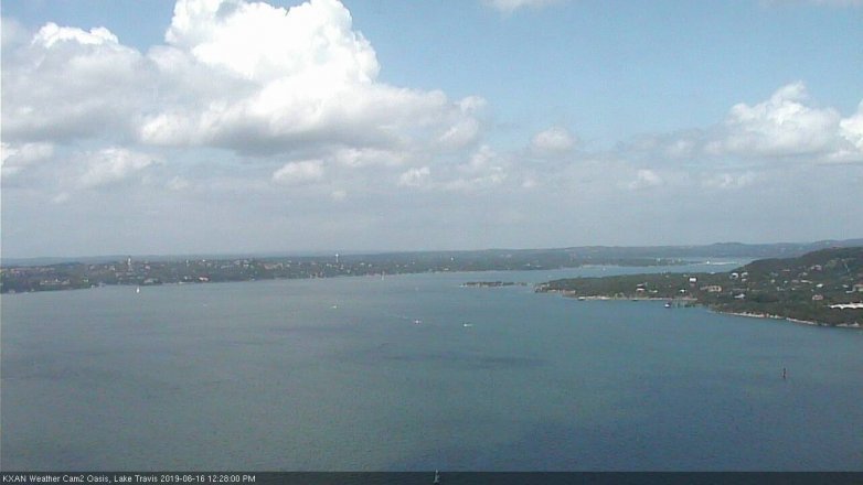 Lake Travis webcam, June 16, 2019 11:30 AM CT