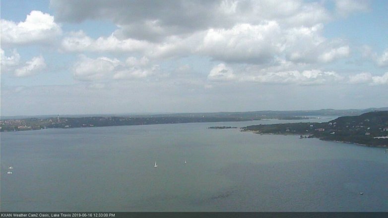 Lake Travis webcam, June 16, 2019 11:35 AM CT
