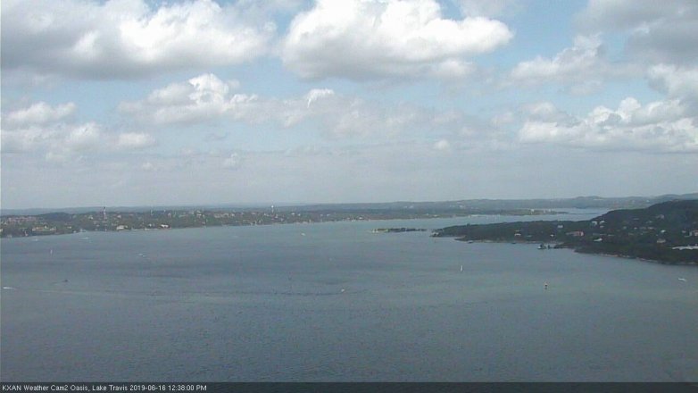 Lake Travis webcam, June 16, 2019 11:40 AM CT