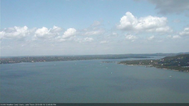 Lake Travis webcam, June 16, 2019 11:50 AM CT