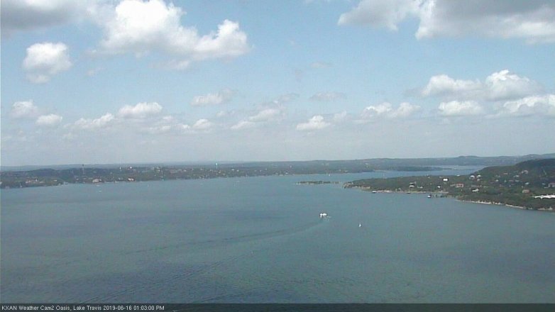 Lake Travis webcam, June 16, 2019 12:05 PM CT