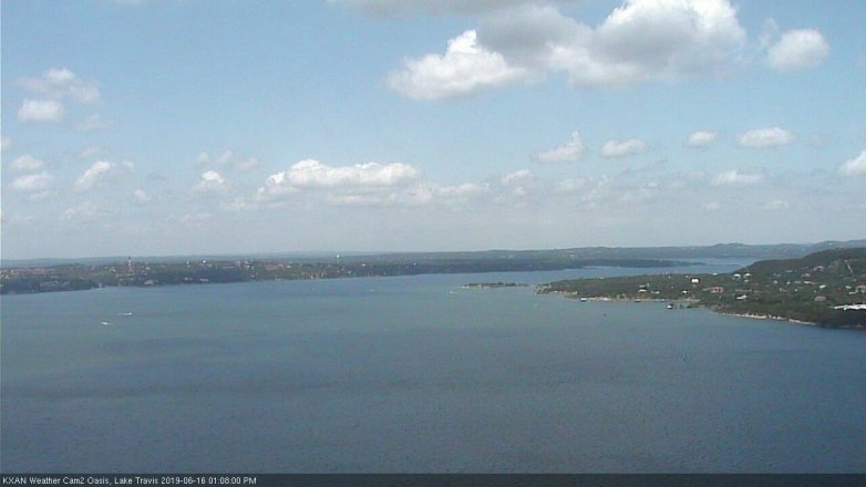 Lake Travis webcam, June 16, 2019 12:10 PM CT