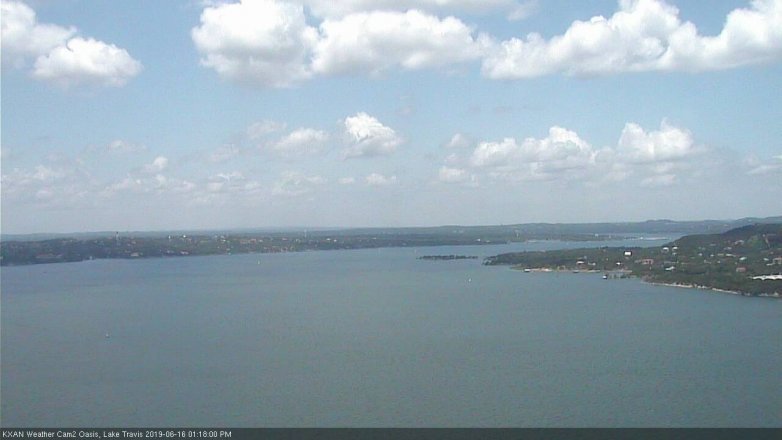 Lake Travis webcam, June 16, 2019 12:20 PM CT