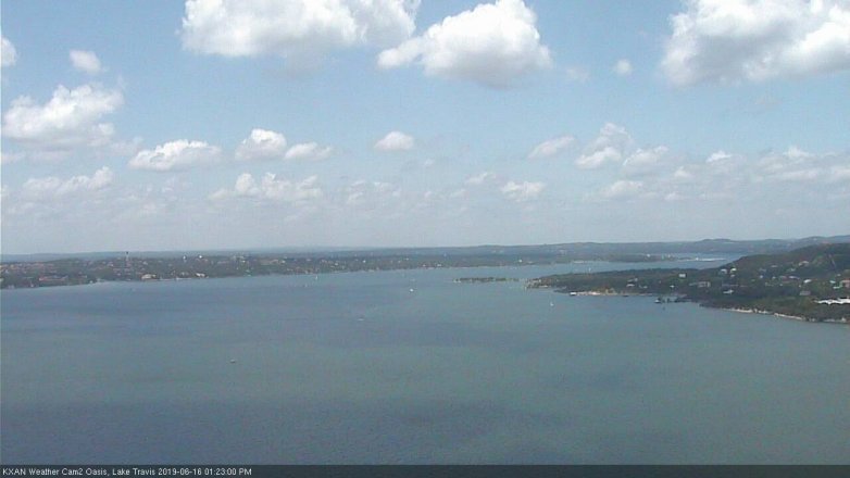 Lake Travis webcam, June 16, 2019 12:25 PM CT