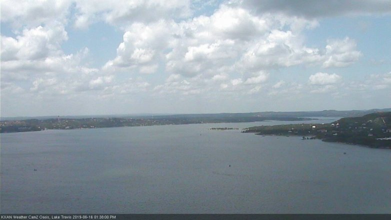Lake Travis webcam, June 16, 2019 12:40 PM CT