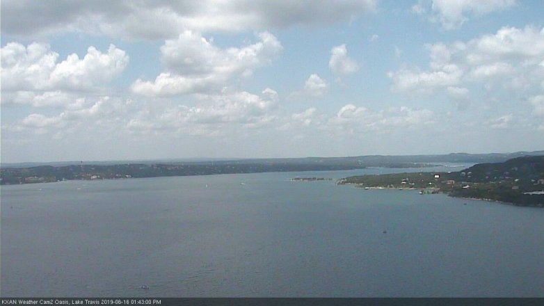 Lake Travis webcam, June 16, 2019 12:45 PM CT