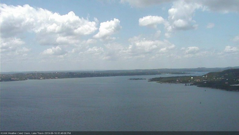 Lake Travis webcam, June 16, 2019 12:50 PM CT
