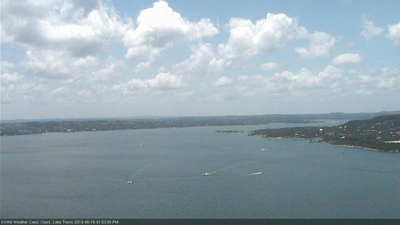 Lake Travis webcam, June 16, 2019 12:55 PM CT