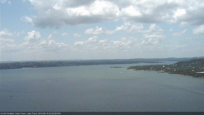 Lake Travis webcam, June 16, 2019 1:05 PM CT