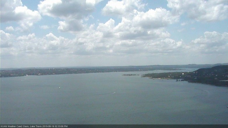 Lake Travis webcam, June 16, 2019 1:35 PM CT