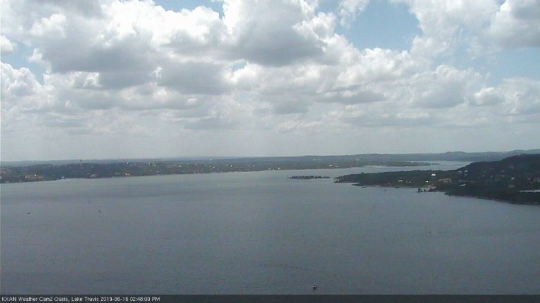 Lake Travis webcam, June 16, 2019 1:50 PM CT